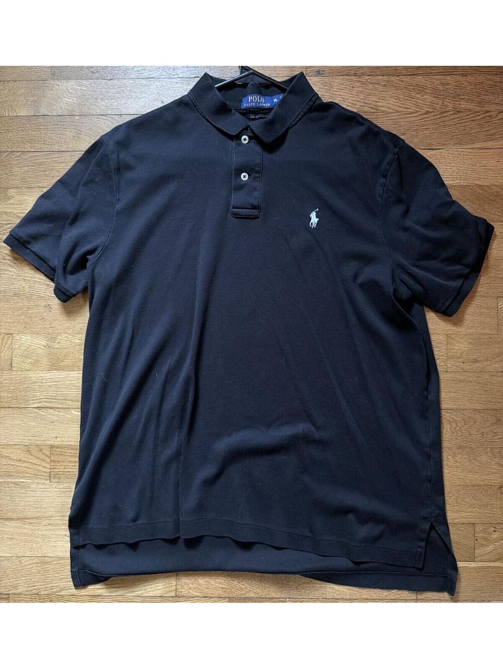 XL - Men - Polo Ralph Lauren Black Polo Pima Soft Touch